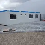 636 Basis Unit 9x6m 3 Delig Kleedkamer Gebouw